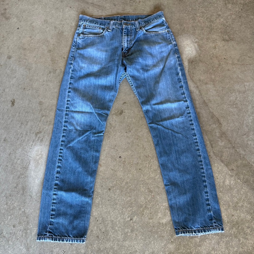 Levi's 508 Slim Taper Fit Jeans Mens 32x32 Medium Wash Blue Denim